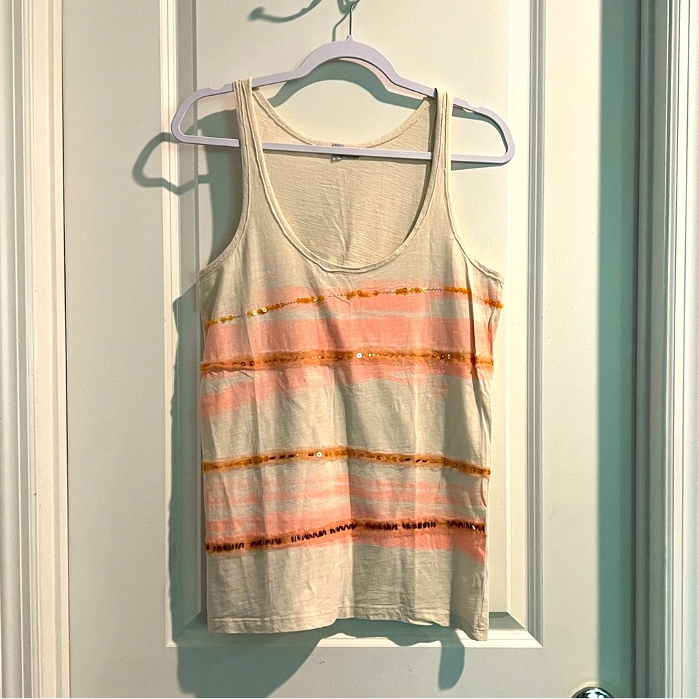 J. Crew Embellished Collector’s Tank Top